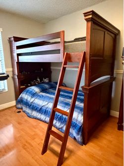 Bunk beds and dresser