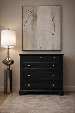 Like new black dresser clean
