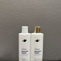 Dove shampoo and conditioner