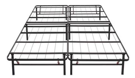 Black Metal Platform Bed Frame