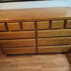 Solid Oak Dresser 