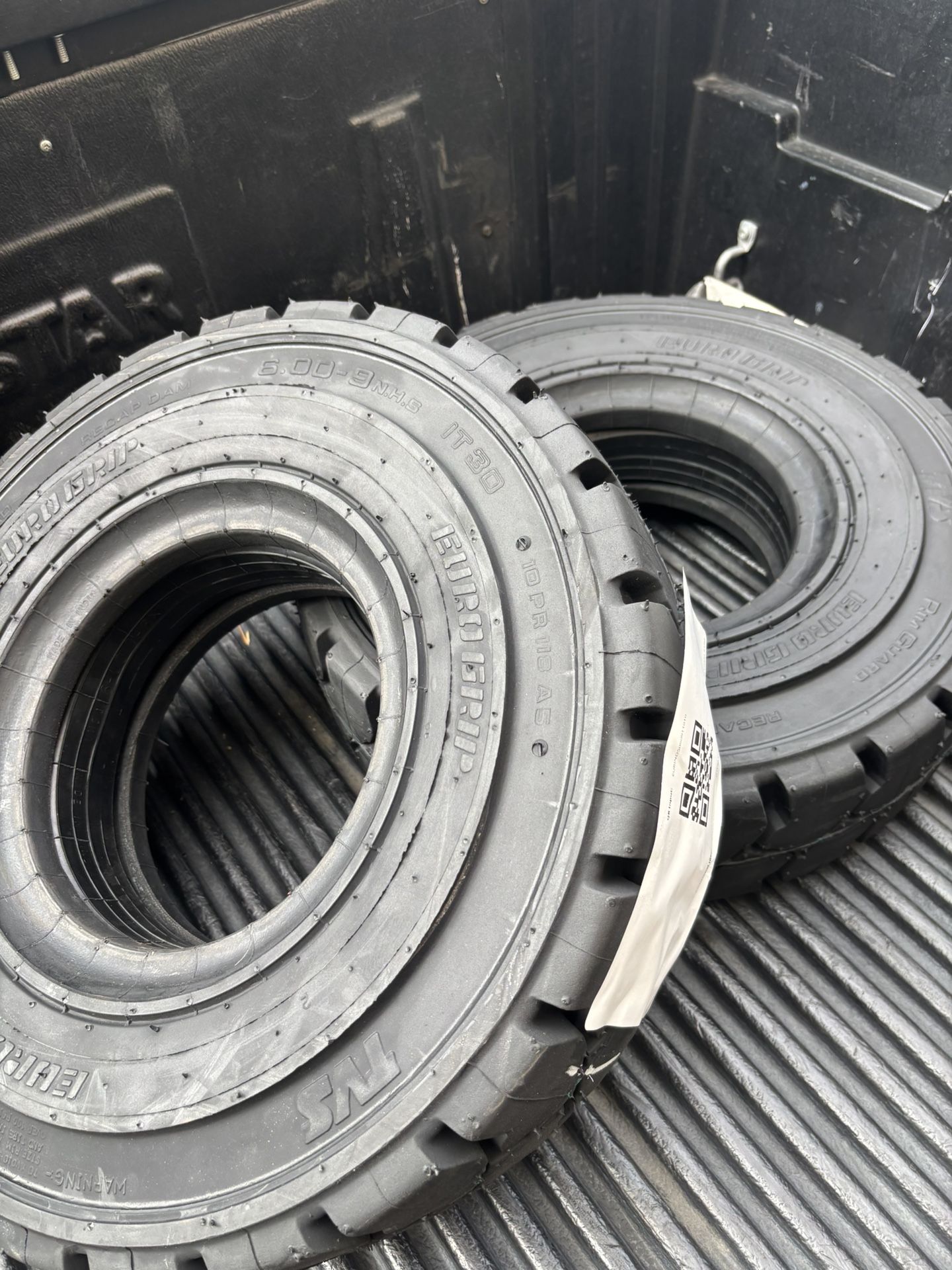 2 Forklift Tires 6.00-9 $180 