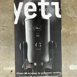 Yeti microphone (New)