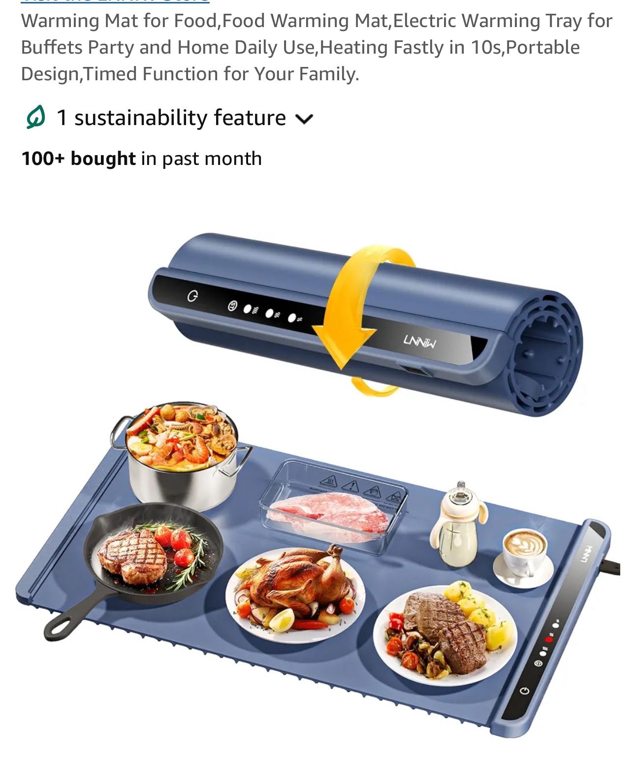 Warmer Mat Tray