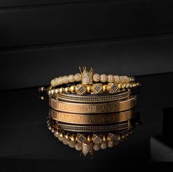 THEKINGBRACELETS GOLD BRACELETS