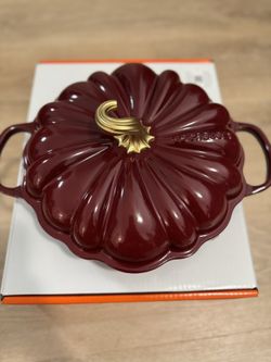 Le Creuset Enameled Cast Iron Figural Pumpkin Braiser, 2.75 qt., Rhone