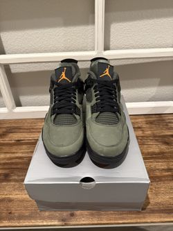 Size 11 DS Undefeated Jordan 4s