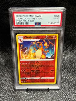 CHARIZARD REVERSE 2020 VIVID VOLTAGE PSA9
