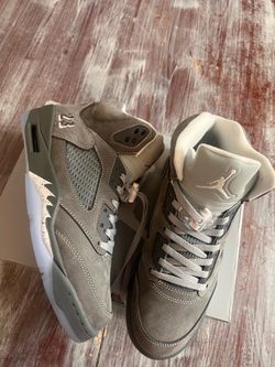Jordan 5 retro wolf grey Sz 10