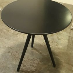 Small Black Side Table 