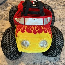 Ministry Of Rascals Plush MONSTER TRUCK car Light Sound Halloween Costume Photography 3-7yrs