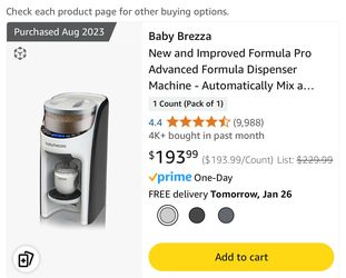Baby Brezza Advance Pro Formula Dispenser