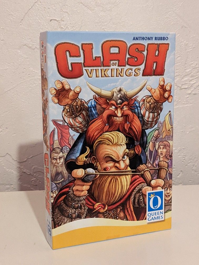 Various board games $10 each (Clash of Vikings, Rivals of Catan, Seven Bridges)