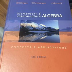 Elementary and intermediate ALGEBRA