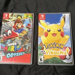 Super Mario Odyssey & Pokémon Let’s Go Pikachu (Nintendo Switch)