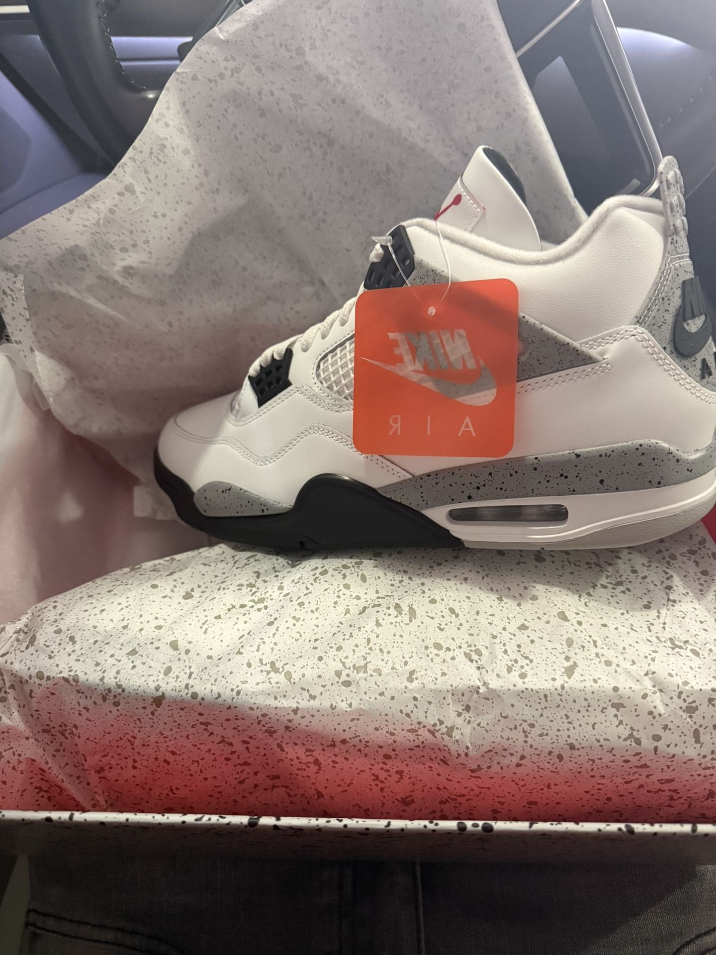 Jordan 4 White Cement