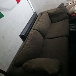 Brown IKEA Couch 