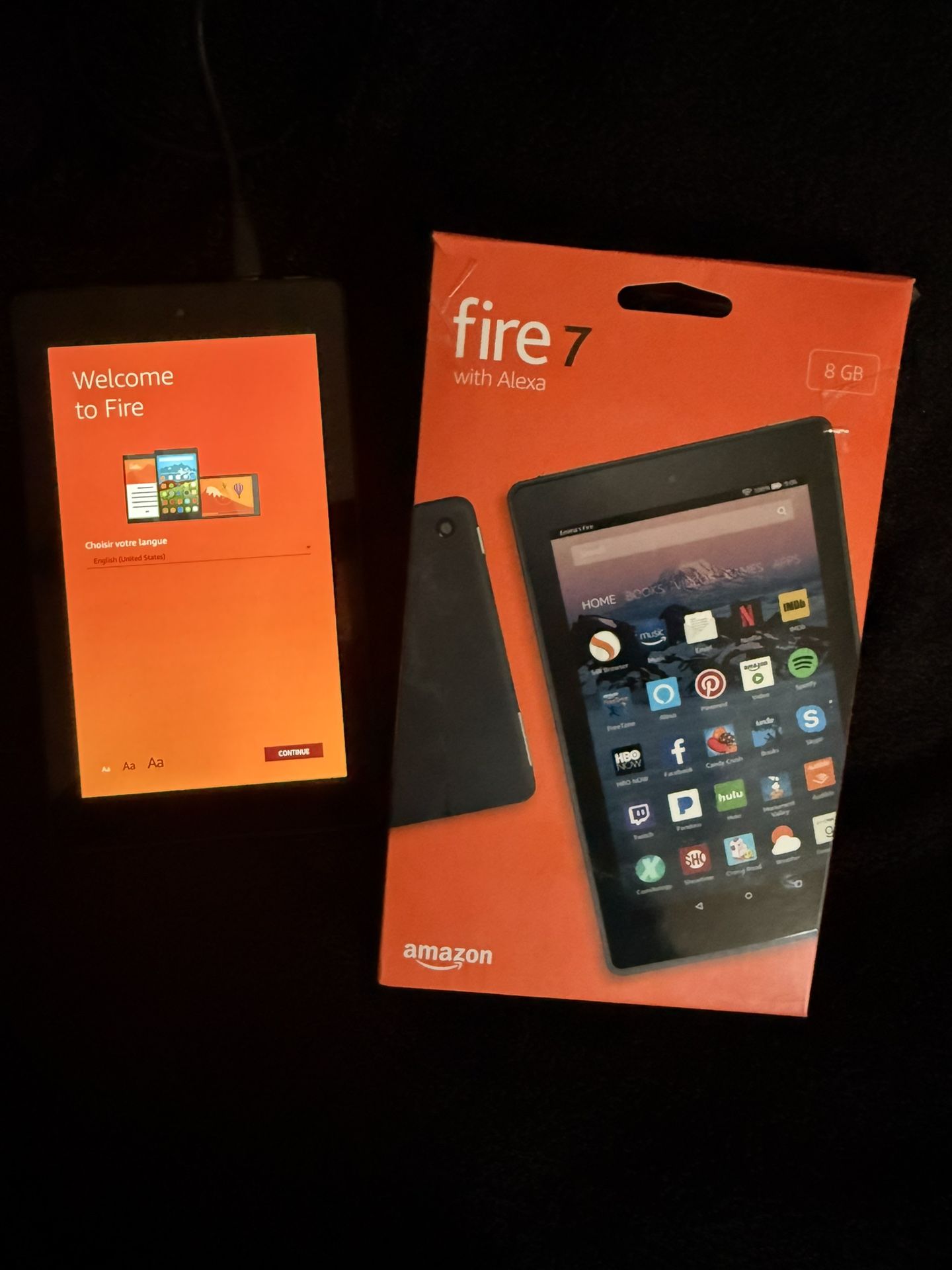 Amazon Tablet Fire 7 With Alexa Never Used