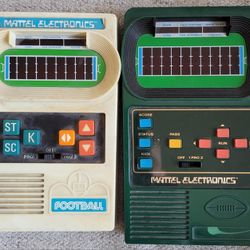 Vintage Mattel Electonic Football Games