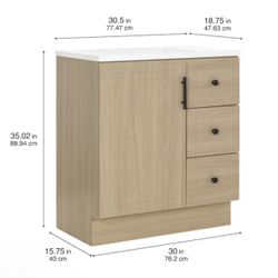 30-in Vanity  With Top New In Box 