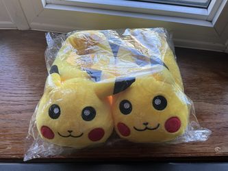 New Pikachu Plush Slippers