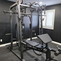 Smith Machine 2001 | Multi-Use Adj Bench | Gym Equipment | Fitness | Squat Rack | Excercise |🔴WEIGHTS AND BARBELL SOLD SEPARATELY 🔴 FREE DELIVERY 🚚