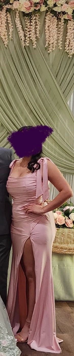 Blush Pink Long Formal Dress