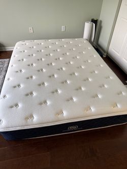 Brooklyn bedding  queen medium firm hybrid mattress