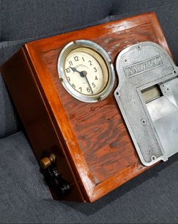 Antique Time Clock