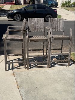 Free teak chairs