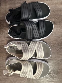 Adidas 90s style woman’s size 8 sandals