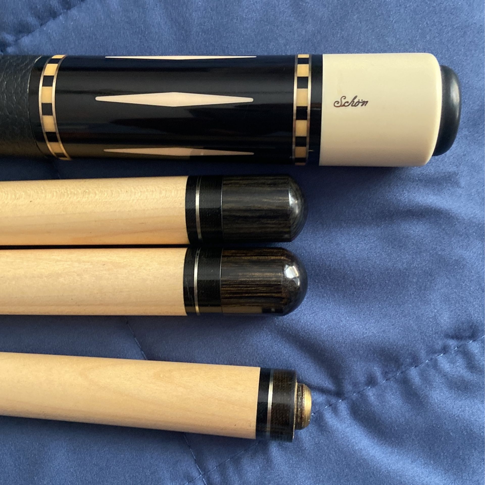 Schon Sl-13 Prototype Pool Cue With 2 Shafts And Jump Shaft