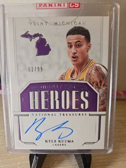 Lakers  Kyle  Kuzma  Certified  Autograph  Card