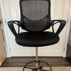 NEW STAND-OR-SIT TALL DRAFTING CHAIR 