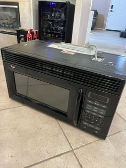 Whirlpool Black Microwave