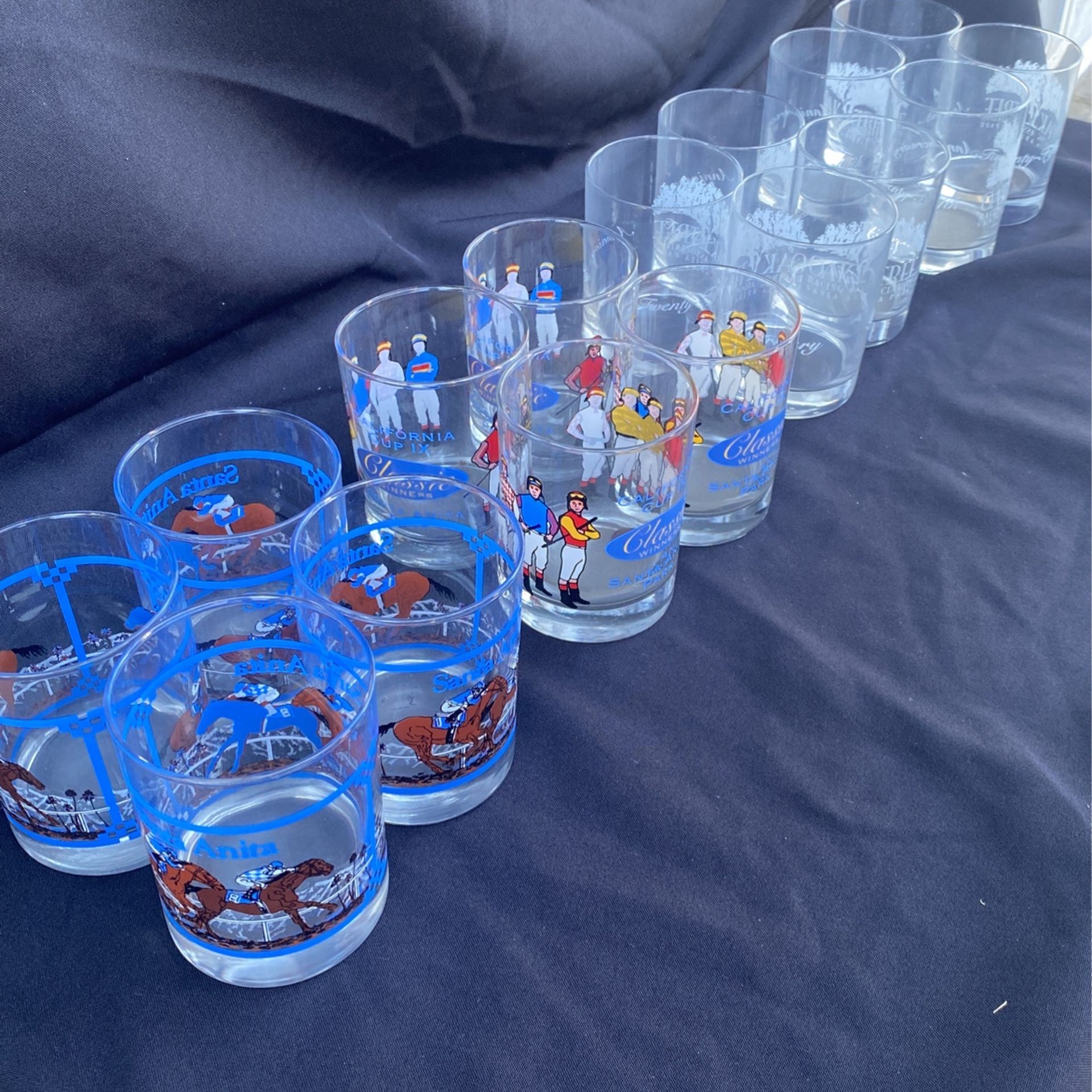 Santa Anita racetrack, Classic Drinking Glass