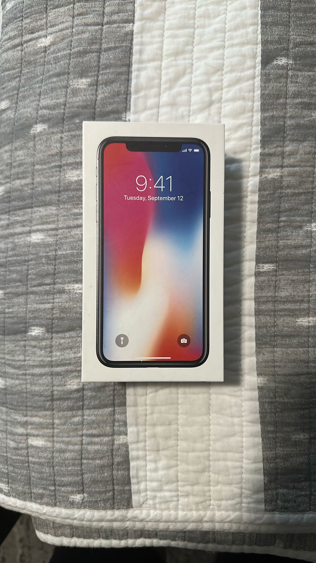 iPhone 10 Box & Headphones Only