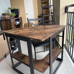 Corner Desk Rustic Assembled