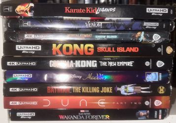 4K Ultra HD Movies (brand new factory sealed)