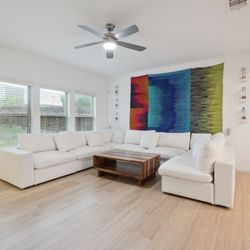 White Modular Couch