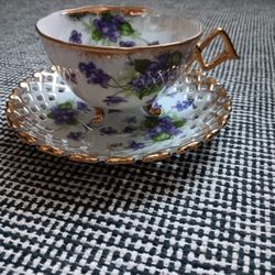 Shafford Japan Hand Painted Teacup And Saucer
