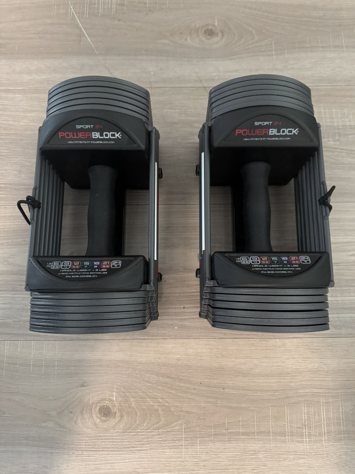 POWER BLOCK SPORT 24 DUMBBELLS (24 LBS.)