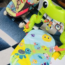 Baby Swing And Playmat 