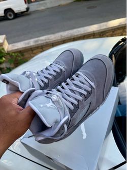 Jordan 5 wolf grey size 10.5