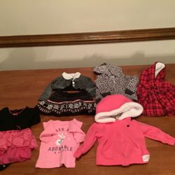Girls 9 Months  7 Pieces   Jackets ,dress ,skirt Outfit And Top 