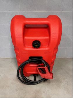 15 Gallon Portable Fuel Caddy with Pump Hose