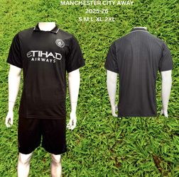 Uniforme fútbol negro 2025–2026