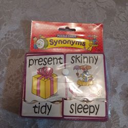 synonyms puzzle cards