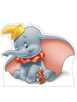 Dumbo cardboard cutout