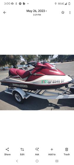 SEADOO GTX LIMITED VTEC 155 FUEL INJECTED LOW HOURS READY TO USE NO TRAILER